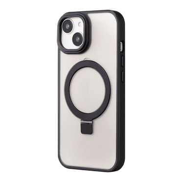Artikl Lux Coque transparente compatible MagSafe pour iPhone 15/14/13 - Noir