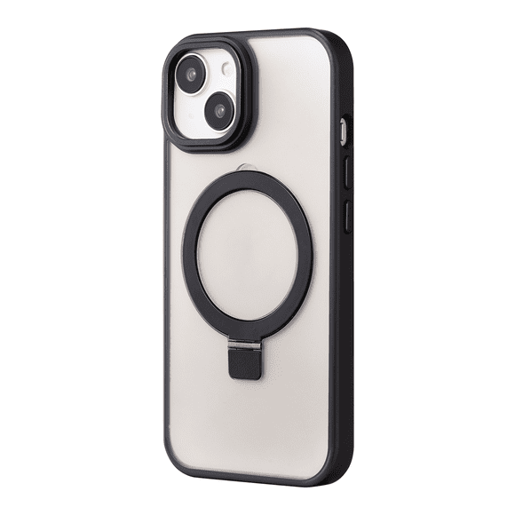 Artikl Lux Coque transparente compatible MagSafe pour iPhone 15/14/13 - Noir