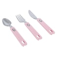 thumbnail image 3 of Cool Gear Pink Slider Cutlery Set - Travel Fork, Knife, Spoon, 3 of 3