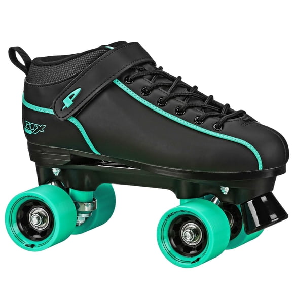 Pacer GTX 500 Performance Speed Roller Skates Black/Teal Size M4/W5