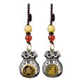thumbnail image 2 of Clearance! Chinese Zodiac Wealth Bag Pendant Charm For Daily Fortune Rotating God Of Wealth Bag Luck And Keychain For Good Fortune, 2 of 9