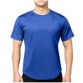 thumbnail image 1 of Plebaso T-shirts d'Entraînement à Manches Courtes pour Hommes, Col Rond Décontracté, Hauts Tee, Vêtements de Sport, Chandails de Sport pour Gym pour Hommes, 1 of 7
