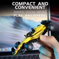 thumbnail image 4 of 1:64 RC Formula Racing Car Mini 2.4G Alloy Remote Control Car with Light Adjustable Speed Cars Toys for Children's Gifts-Red, 4 of 10