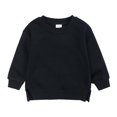 thumbnail image 1 of Coats for Girls Boys Sweater Coat Round Neck Small Medium Pullover Solid Fleece, 1 of 4