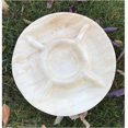 thumbnail image 3 of Plateau Rond à Compartiments/assiette Feuille de Palmier Areca Bio Mart/100 % Naturel/écoresponsable/usage Intensif et Réutilisable Compostable/jetable/biodégradable/fête à Thème, Mariage/Lot de 10, 50 Ou 100, 3 of 4