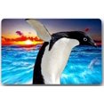 thumbnail image 1 of RYLABLUE Mignon Tapis de Sol Penguins Tapis de Sol Extérieur/intérieur Taille 23.6x15.7 Pouces, 1 of 1