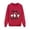 Red, variant on GDREDA Christmas Sweatshirts Christmas Parent Child Matching Printed Long Sleeved Sweatshirt Crew Neck Pullover Family Holiday Outfit Dad Style Red - L