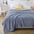 thumbnail image 4 of Solid Color Flannel Blanket Gift Gift Velvet Conditioning Blanket Casual Cover Blanket Solid Color Blanket 78.74X47.24 Inches, 4 of 6