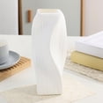 thumbnail image 4 of QTOCIO Vase Plastic Vase With Ceramic Appearance Non Fragile Vase Decorative Art Tabletop Decoration Warm House Gift Wedding Dining Table Bookshelf Art Decoration, 4 of 4