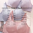 thumbnail image 3 of VEKDONE Woman's Back Buckle Thin Style Ventilate Large Size Bra Without Steel Rim Dark Gray 40/90, 3 of 6
