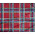thumbnail image 4 of oneOone Polyester Lycra Fabric Madras Check Printed Craft Fabric BTY 56 Inch Wide, 4 of 4