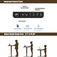 thumbnail image 4 of LJ 47” Electric Height Adjustable Sit-Stand Computer Desk - White, 4 of 5