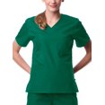 thumbnail image 1 of Liquidation Core par Maevn Haut d'Uniforme Sportif à Col en V Uni pour Femmes, 1 of 1