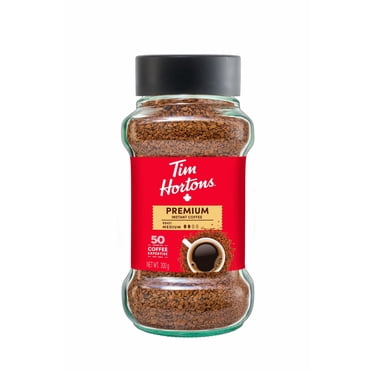 Tim Hortons Instant Coffee, Medium Roast, Made with 100% Colombian Arabica Beans, 300g Jar