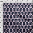 thumbnail image 2 of oneOone Silk Tabby Fabric Floral Ikat Print Sewing Fabric BTY 42 Inch Wide, 2 of 4