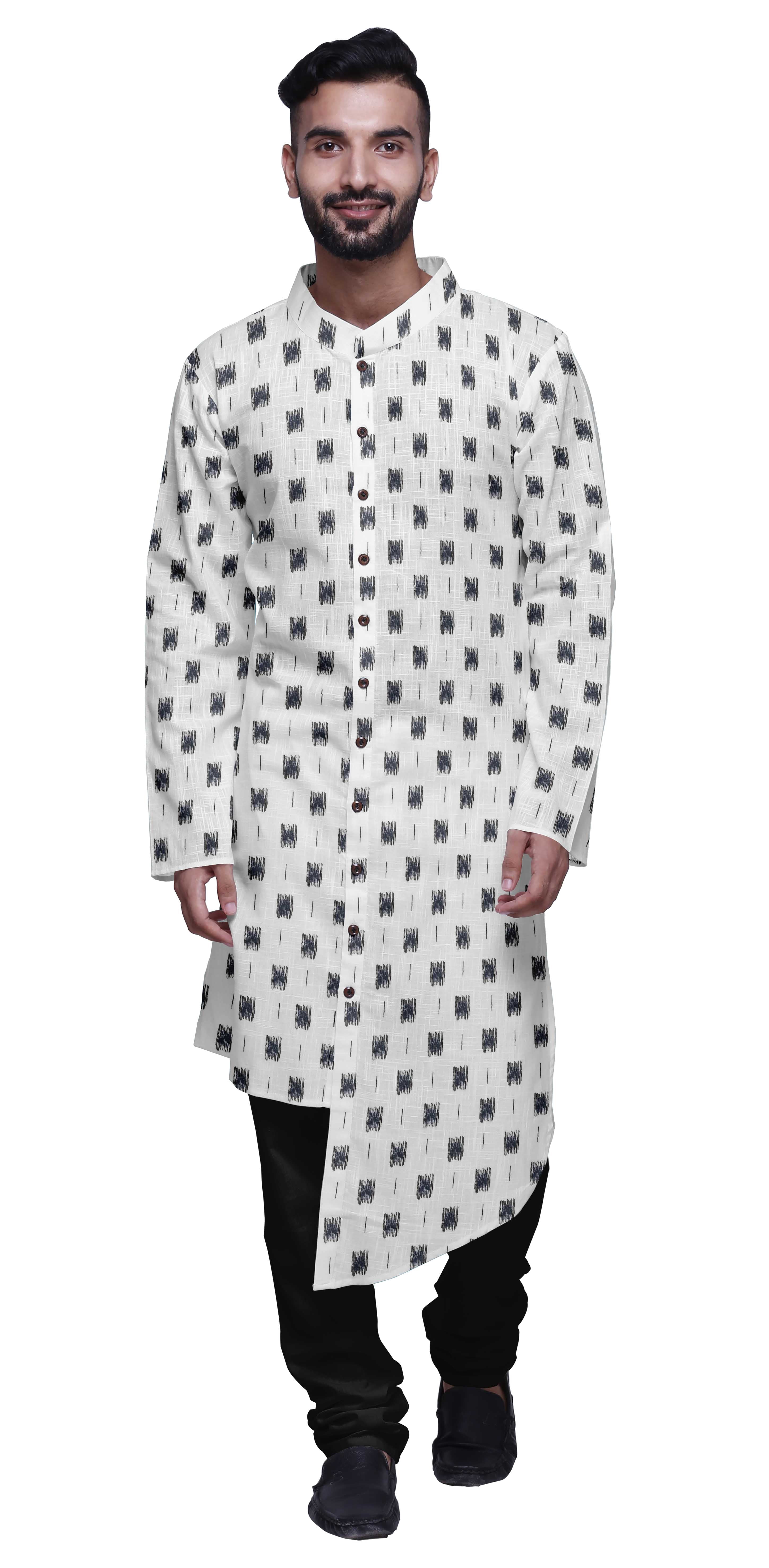 Atasi Kurta de Designer pour Garçons Ensemble Kurta Pyjama Décontracté Vêtements Ethniques d'Été