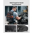 thumbnail image 3 of KFFKFF Tool Backpack, 65 Pockets, Heavy-duty Tools Storage Organizer Work Bags with Laptop Compartment & Molded Base, Electrician Jobsite Backpack, 3 of 9