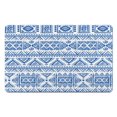 thumbnail image 1 of Experience Plush Comfort with our Non-Slip 20x32in Tribal Style Bath Rug Runner - Soft Luxury Microfiber Bathroom Rugs, Machine Washable for Tub and Shower. Transform Your Bathroom Today!, 1 of 5