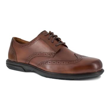 FLORSHEIM WORK Chaussure de Travail à Embout d'Acier à Bout Golf à Lacets pour Homme Loedin SD Brun - FS2023