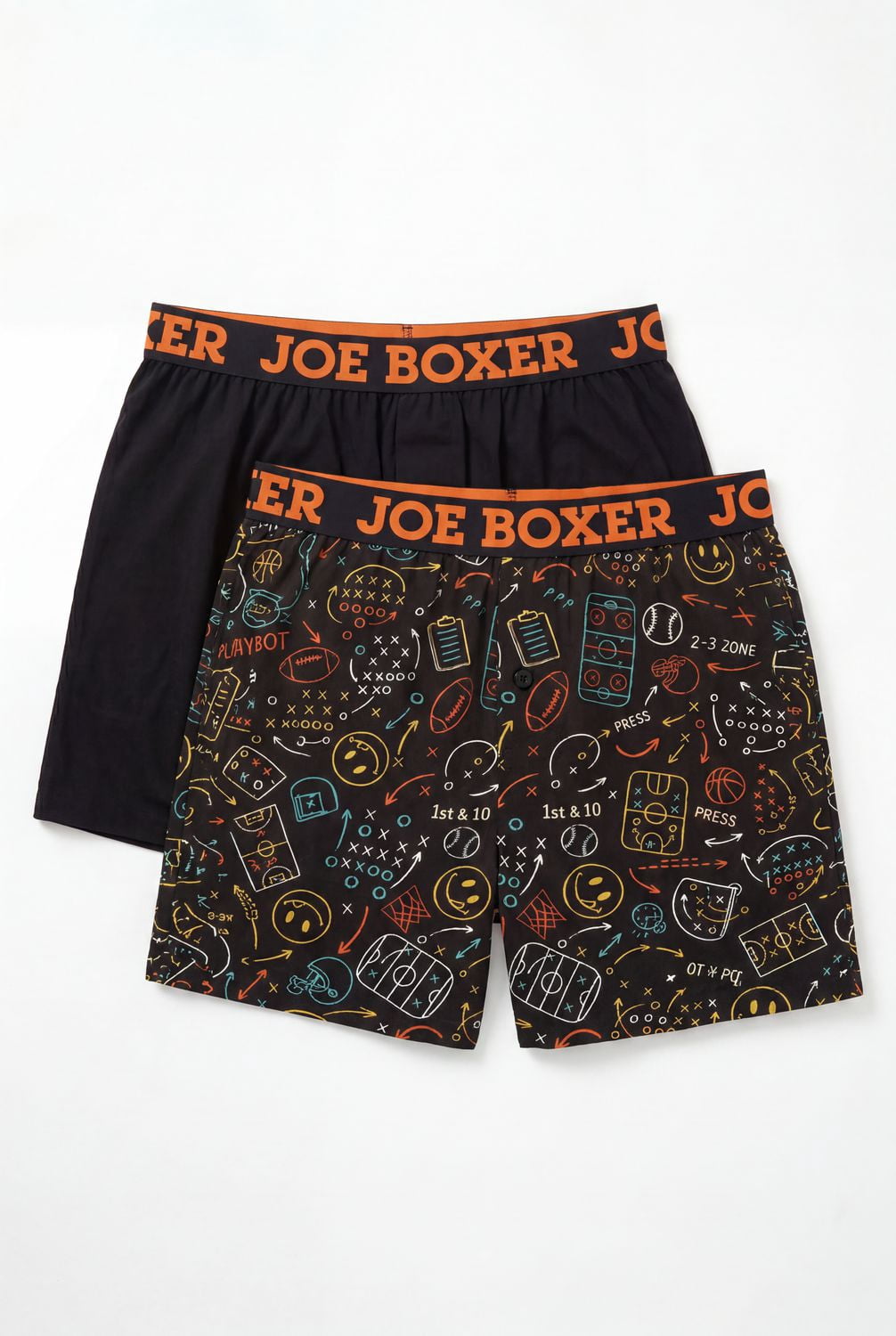 Joe Boxer Men's 2-Pack Novelty Loose Boxer