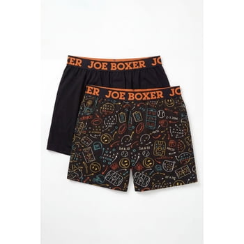 Joe Boxer Men's 2-Pack Novelty Loose Boxer