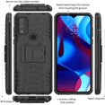 thumbnail image 4 of Moto G Pure Case, Moto G Pure Phone Case with HD Screen Protector, FYBTO for Shockproof Silicone Protective with Kickstand Hard Phone Cover for Moto G Pure (Black), 4 of 6