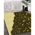 thumbnail image 3 of Ahgly Company Tapis d'Intérieur Lavables en Machine Rectangle Transitionnel Brun Noir, 8' x 12'', 3 of 7