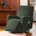 thumbnail image 2 of Subrtex Stretch 1-Piece Recliner Chair Cover Textured Grid Slipcover with Pockets, 2 of 6