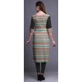 thumbnail image 4 of Bimba Kurti Droit en Coton pour Femmes Robe Longue Kurti Imprimée Indienne-Large, 4 of 6