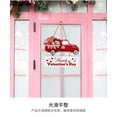 thumbnail image 3 of RKSTN Décoration Panneau de Maison Rouge Camionnette Numéro de Maison Pendentif Déco Maison, 3 of 8