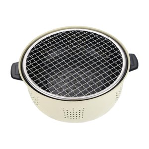 Tnarru Barbecue Poêle Ménage Barbecuer Grille Chauffage Poêre, Cuisine alimentaire BBQ Grill de poêle, Grille de table pour le pique-nique intérieur extérieur