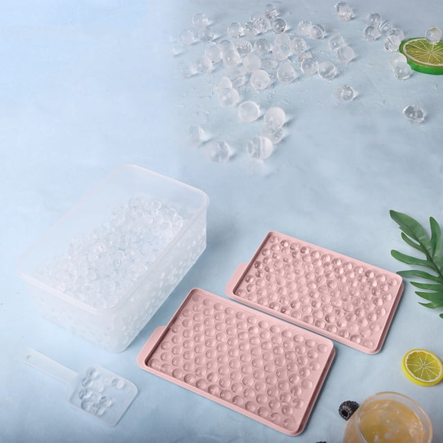 WIFKLSIIPG Mini Ice Cube Trays Small Ice Cube Tray Crushed Ice Tray for ChilLED Drinks Coffee Juice