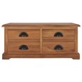 thumbnail image 2 of vidaXL Coffee Table 68x68x30 cm Solid Teak Wood, 2 of 5