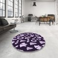 thumbnail image 4 of Ahgly Tapis Rectangulaire Lavable en Machine Intérieur Transitionnel Violet Profond, 2 Pieds x 3 Pieds, 4 of 7