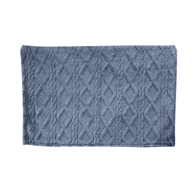 Fesfesfes Couverture Réversible en Flanelle Taffetas Design Double Texture Conditionnement Canapé Couverture de Sieste Ensemble de Lit Neuf Options de Couleur Décoration Maison