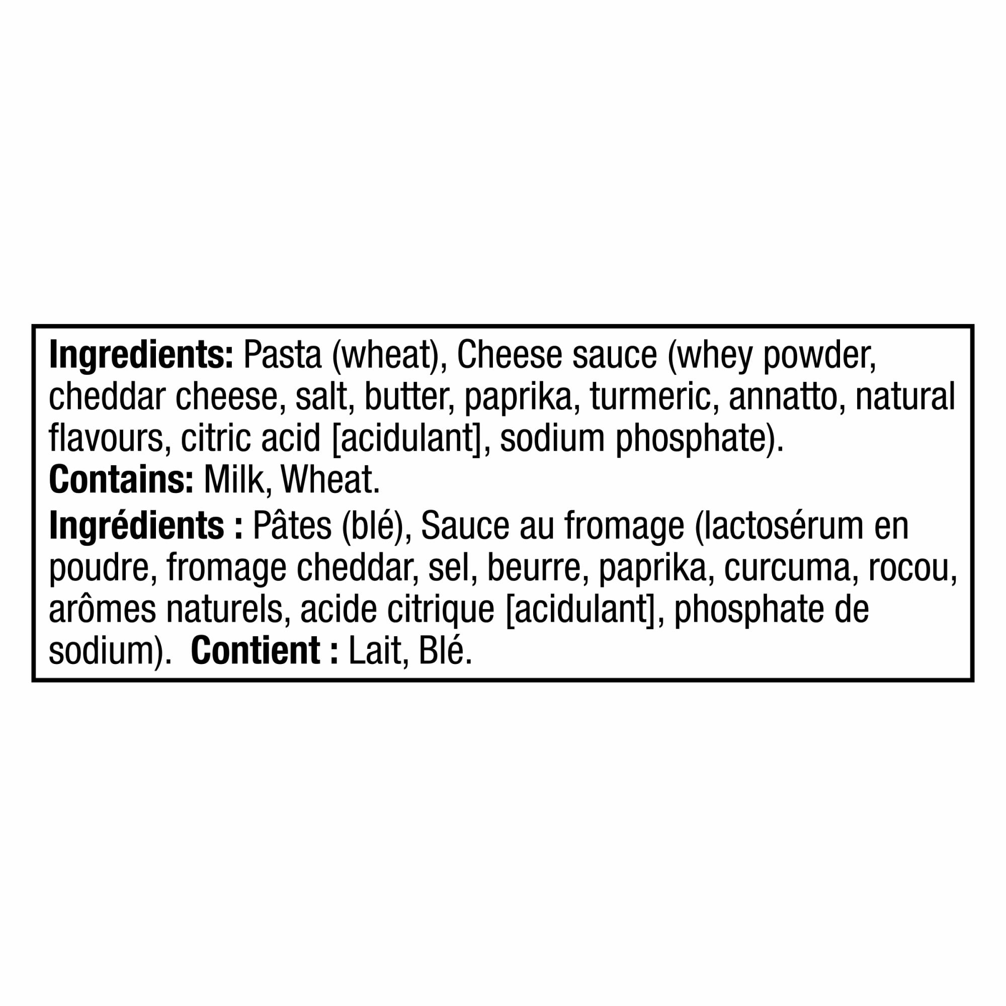 Kraft Dinner Macaroni au Fromage Original, Boîte Repas, Caisse, Stable à Température Ambiante