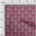 thumbnail image 2 of oneOone Velvet Pink Fabric Mandala Craft Projects Decor Fabric Printed By The Yard 58 Inch Wide, 2 of 5