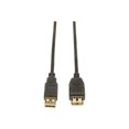 thumbnail image 1 of Eaton Tripp Lite Series 3ft USB 2.0 Hi-Speed Extension Cable Shielded A Male / Female 3' - USB extension cable - USB (F) to USB (M) - USB 2.0 - 3 ft - molded, stranded - black, 1 of 3