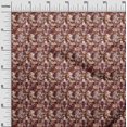 thumbnail image 3 of oneOone Cotton Poplin Maroon Fabric Abstract Bird Craft Projects Decor Fabric Printed By The Yard 42 Inch Wide, 3 of 4
