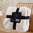 thumbnail image 4 of FRAÎCHE Holiday Cable Knit Sherpa Throw, 50x60-in, 4 of 8