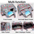 thumbnail image 4 of Tote Bag for Women Fashion Large Tote With Zipper Multi-function Shoulder Handbag for Travel Work School Waterproof, 4 of 7