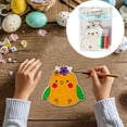 thumbnail image 3 of Arts & Crafts DIY Toys Easter Wooden Drawing Board for Kids Painting Coloring Craft Decoration Featuring Easter Rabbit Craft Project, 3 of 3