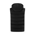 thumbnail image 2 of cllios Men's Heated Vest Lightweight USB Rechargeable Heated Vest for Men without Battery Included Plus Size Heated Vest Coat Dual Control 9 Heating Zones Heat Hoodies, 2 of 9