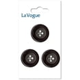 thumbnail image 1 of LA VOGUE 4-Hole noir Buttons, 18 mm (0.71 in), 1 of 2