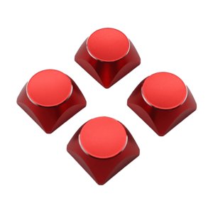 4Pcs Aluminium alliage métal clavier bouchon couleur mécanique clavier Personnalité universelle pour le jeu mécanique clavier A