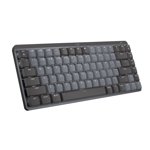 Logitech MX Mécanique Mini Clavier illuminé sans fil, commutateurs Clicky, rétroéclairé, Bluetooth, USB-C, macOS, Windows, Linux, iOS, Android, Graphite