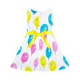 thumbnail image 4 of Robe Fille Colorée Visage Souriant Ballon Volant vers le Ciel 2 Ans, 4 of 5