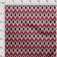 thumbnail image 2 of oneOone Viscose Chiffon Fabric Geometric Ikat Printed Craft Fabric BTY 42 Inch Wide, 2 of 4