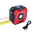 thumbnail image 2 of Harpily 2 In 1 Digital Tape Measure | 130Ft/40M Distance Meter Display On Backlit Lcd Screen with 16Ft/5M Autolock Measuring Tape | Ft/Inch/Fractions/M/Mm A Multi-Color, 2 of 9