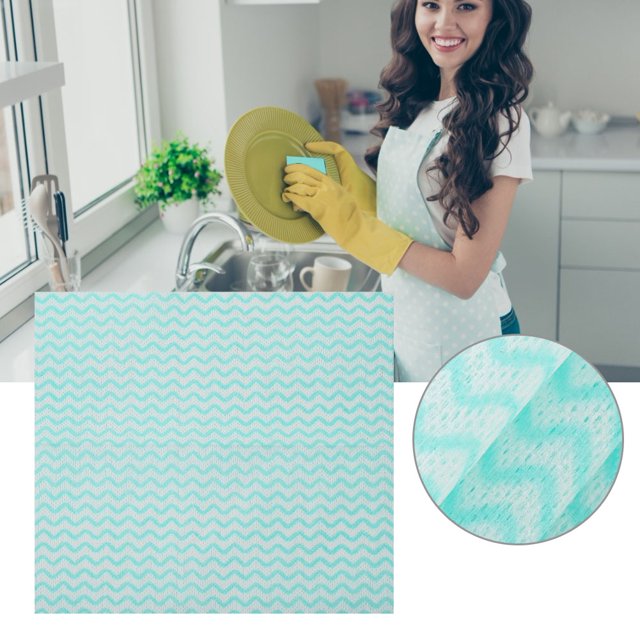 Dish Cloth Towel, Cleaning Dish Wipe 80 Sheet Water Absorption Hand Towels for Cleaning Counters for Kitchen